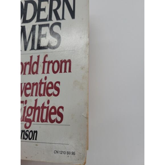 Modern Times: The World from the Twenties to the Eighties; Johnson, Paul 1985 - Picture 2 of 10